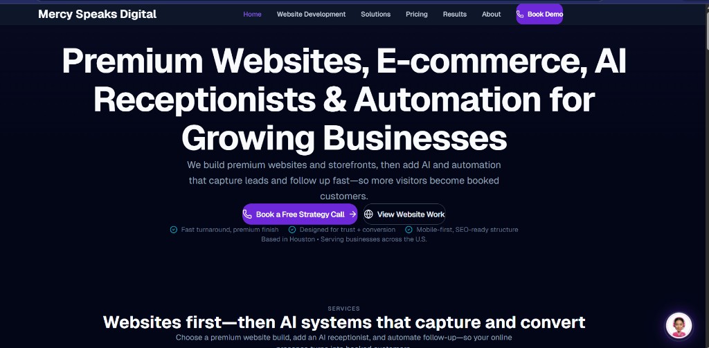 Mercy Speaks Digital website thumbnail